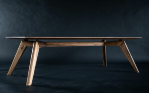 Table basse noyer massif