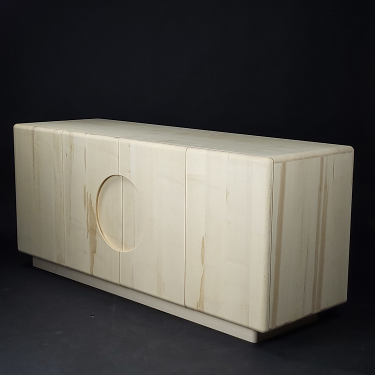 Meuble HiFi rétro en bois sur mesure